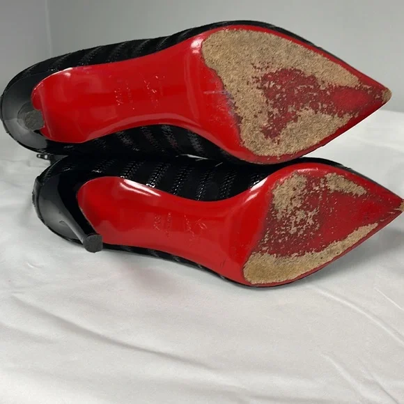 ❤️Authentic 🖤 Christian Louboutins mid calf Bootie - Picture 4 of 12